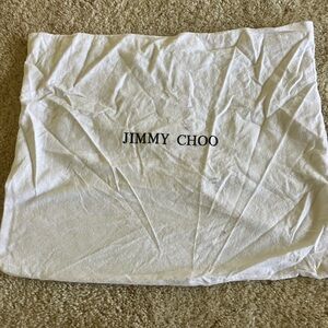 Jimmy Choo Antique Vintage White Dust Bag